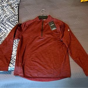 ASICS Spacedye Quarter Zip pullover, Large/Med